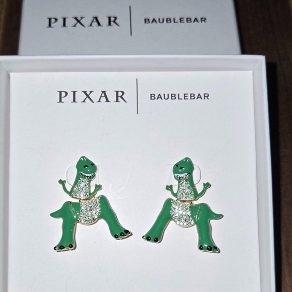 🔹PIXAR X Baublebar 🔹Toy Story Rex Dinosaur Earrings ✨️💚 - Picture 6 of 8